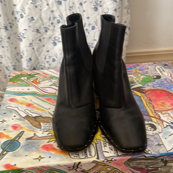 Renvy Women's Debby Leather Block Heel - Picture 3 of 6